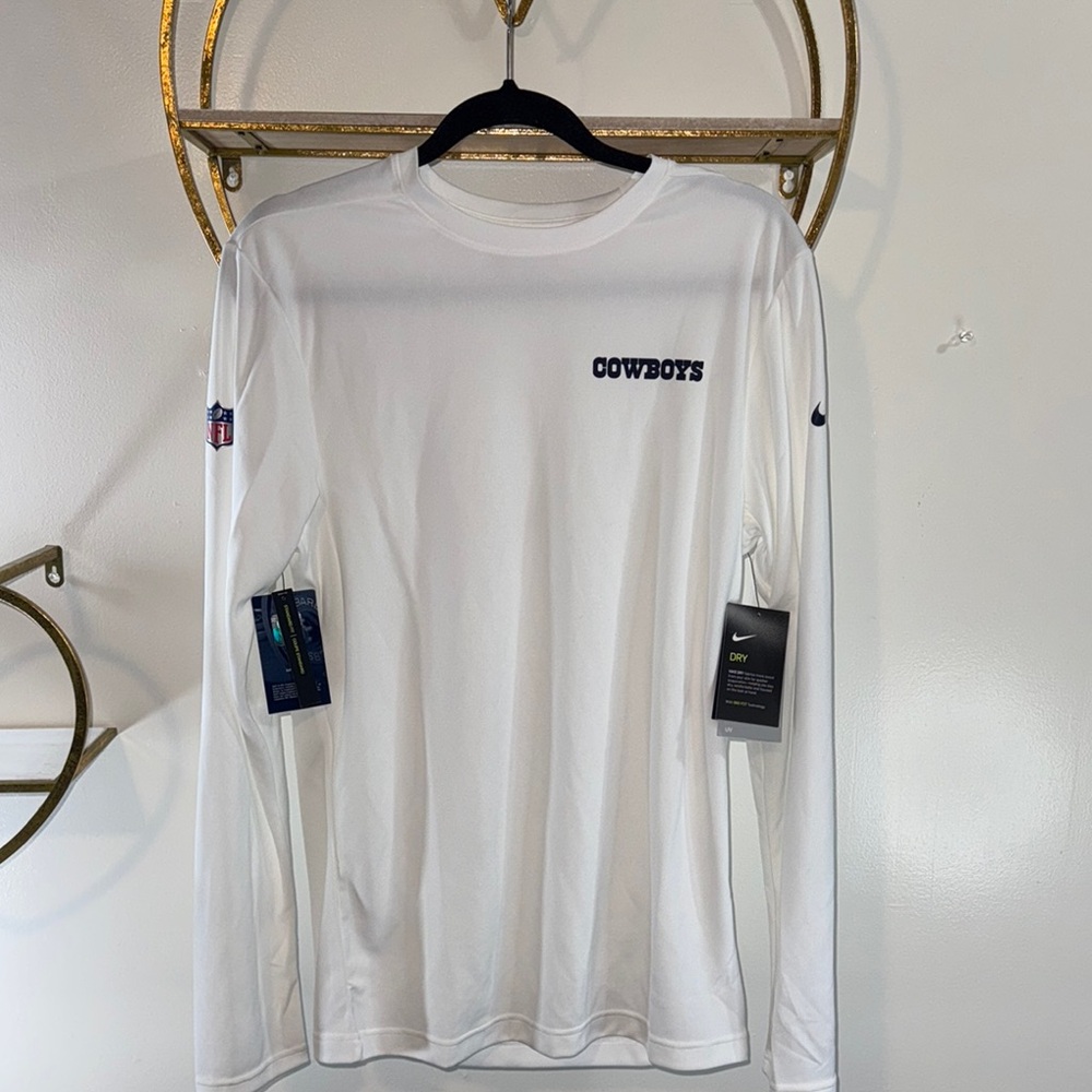 Cowboys Nike Dri-Fit long sleeve size S